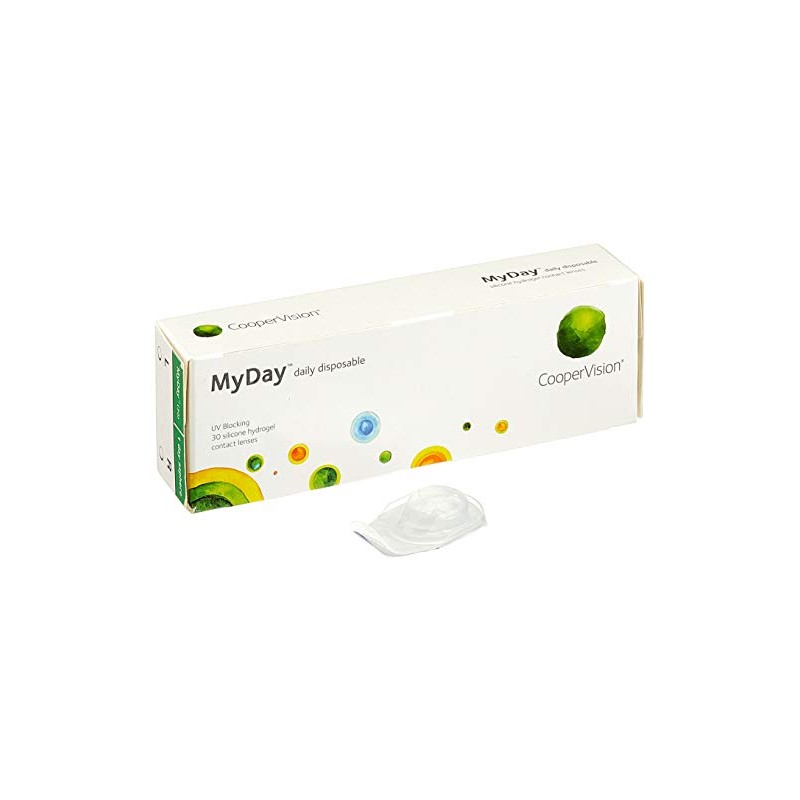 CooperVision MYDAY 8.4 +08.00 Daily Lenses, Soft, 30 Pieces, BC