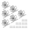 6pcs Double Roller Catch Cupboard Cabinet Door Latch,Twin Roller for