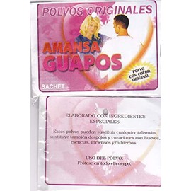 1 ORIGINALES POLVOS CON COLOR AMANSA GUAPOS 1/2 oz (you get one or the other) TAME SACHET POWDER... from HibiscusExpress