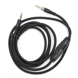 Greensen Cable De Auriculares con Control De Volumen para, Cable Audífonos Hyper X Alambre De Cobre Ofc, Alta Calidad De Sonido, Cable para Hyper X Pc Compatible con Juegos Y Música
