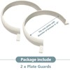 Food Guard for Plates, Clip-On Spill Prevention Eating Aid Assistant