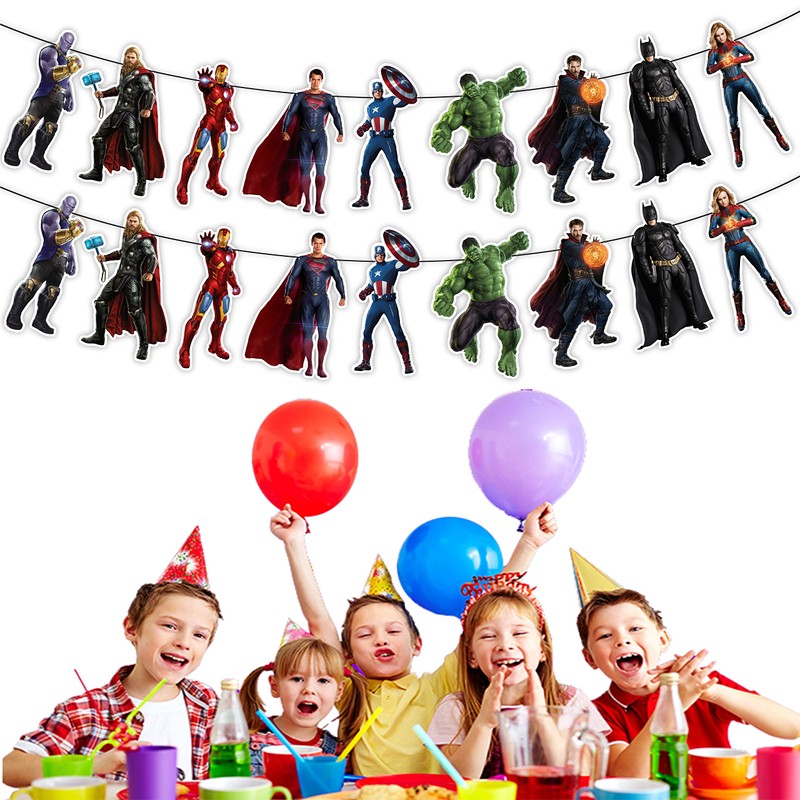 Suprhero Garland Decoration