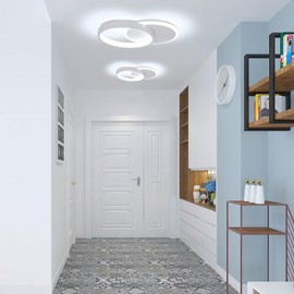Aeyytoe LED Ceiling Light, 24 W LED Ceiling Light, Modern Round Bedroom Chandelier, LED Lamp for Bathroom, Hallway, Bedroom, Balcony, Living Room, Kitchen