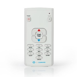 Any Command AC Remote for Over 60 Brands, Universal Air Conditioner Remote Control, Lightweight AC Remote Control Universal with Multiple Modes & Magnetic Back, White