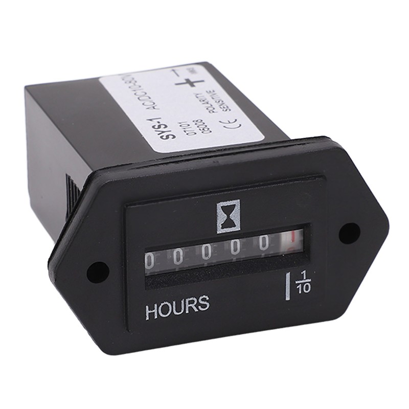 Electromagnetic Counter 0‑99999.9 6 Digit Industrial Pulse Totalizer for Machine