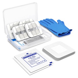 SEABIRD Emergency Wound Closure Device, Zipstitch Laceration Kit, Steri Strips Wound Closure Pack of 4, Painless Repair, Without Stitches, Adhesive Bandages for Wound Care & First Aid, White