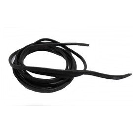 AW-Collection Leather Cords Leather Cord Cowhide Leather 2 m Black Brown or Natural, black