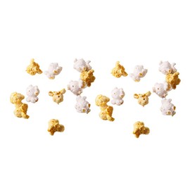 EXCEART 20 Pieces Artificial Popcorn Resin Popcorn Decoration Popcorn Garland Popcorn Model Set Advertising Photo Prop for DIY Earring Bracelet Neacklace Accessories Mixed Colours