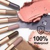 FV Waterproof Eyeshadow Stick Duo,Long-Lasting Cream Eye Shadow Makeup Sets,