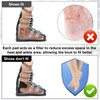 lasuroa 10pcs Ski Snowboard Boots Fitting Pads, EVA Self-Adhesive Snowboard
