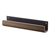 Yamazaki 5282 God Bank Holder [Push Pin for Gypsum Board and Wood Screws Included] Brown Approx. W9.8 x D 1.8 x H 2.0 inches (25 x 4.5 x 5 cm) Rin Rin Simple Shinto Shelf Bill Holder Storage for