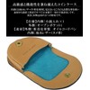 BlissLeather Oil, Cordovan, Genuine Leather Horseshoe-Shaped Coin Case (Interior: Tochigi