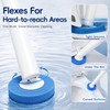 Toilet Bowl Cleaning Wand, Disposable Toilet Brush Kit with Replacement