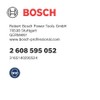 Bosch 2608595052 Metal Drill bits HSS-G, DIN 338, Silver