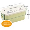 Skater (Skater) 2-Tier Lunch Box 600ml for Women, Antibacterial, Lunch