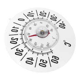 BESPORTBLE Window Thermometer with Suction Cup Mount - Indoor/Outdoor Temperature Gauge for Home - Office and Garden Use Easy to Read and Install for All Seasons