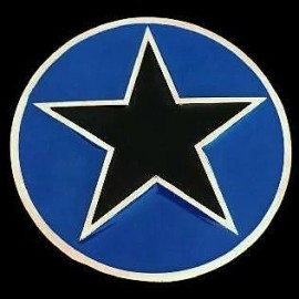 Unbranded Star Movie Punk Rock Music Black Blue Belt Buckle Buckles