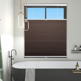 Changshade Blackout Cellular Shades Cordless, Top Down Bottom Up Blinds for Windows, 1.7'' Single Cell Pleated Honeycomb Window Shades for Bedroom, Child Room