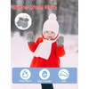 HLYWEI 1-3J Children's Knitted Gloves Winter Mittens Children's Gloves Warm