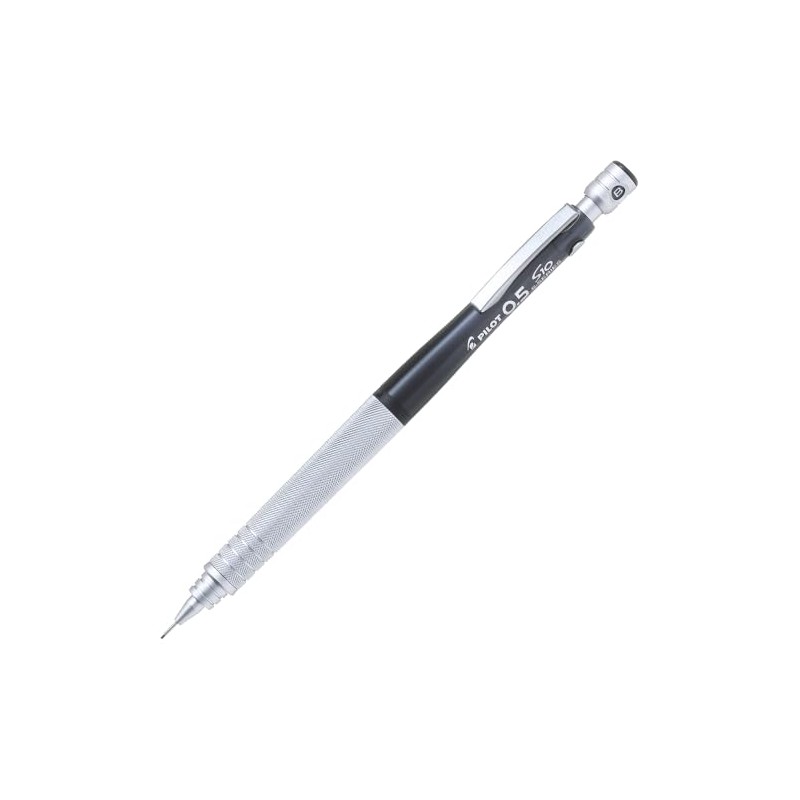 Pilot Mechanical Pencil S10, Transparent Black Body, 0.5mm Lead (HPS-1SR-TB5)