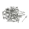 RATCHROLL 50 Pcs Open End Large Flange Blind Rivets 4.8mm
