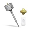 METOTY 3-1/2" Concrete Hole Saw,90mm Masonry Hole Saw, with 220mm