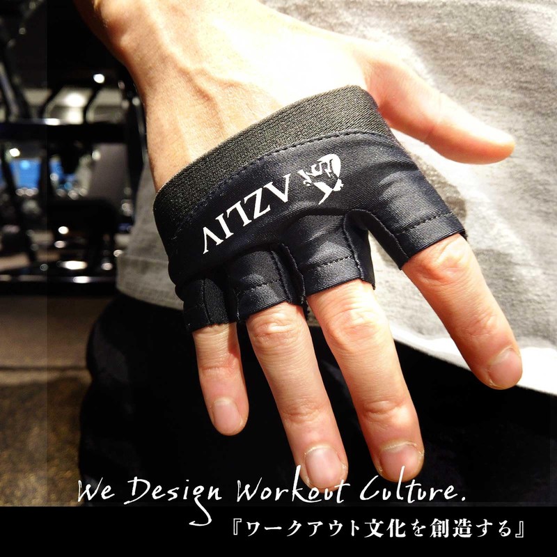 AZLIV FIT Gloves, Training Gloves, Fitness, Gym, Muscle Training, Pull