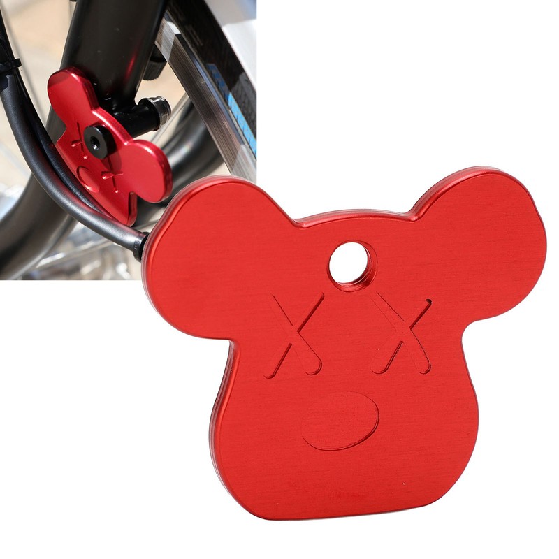 Bike Front Fork Protector Barrier Aluminum Alloy High Strength Cartoon
