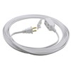 Prime EC660612 12-Foot 16/2 SPT-2 3-Outlet Indoor Cord, White