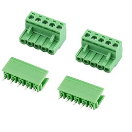 LuoQiuFa10 Set 5-Pin 5.08mm Pitch Male Female PCB Screw Terminal Block