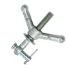 Gloxco Wingnut Assembly for Manways, 5/8" Eye Bolt, 5-1/2" Long,