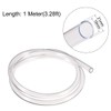 sourcing map PVC Clear Vinyl Tubing, Plastic Flexible Water Pipe