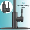 Dura Faucet Streamline Gooseneck RV Kitchen Faucet - Matte Black