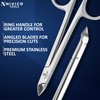 Nail Cuticle Trimmer 10cm, 5mm Tip, Cuticle Nippers with Rings,
