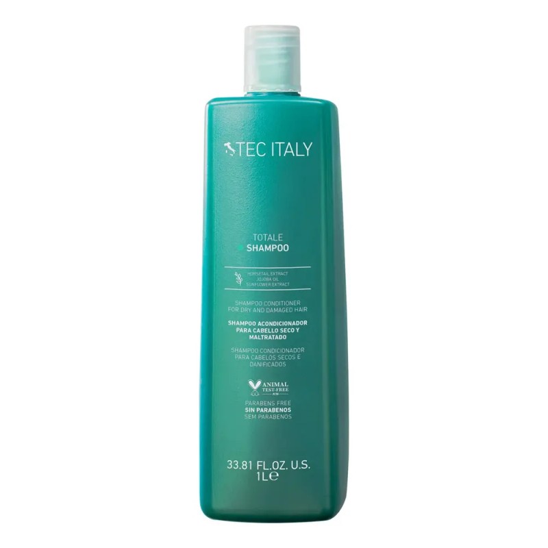 Shampoo Totale Cabello Seco Y Maltratado Tec Ital 1 Lt