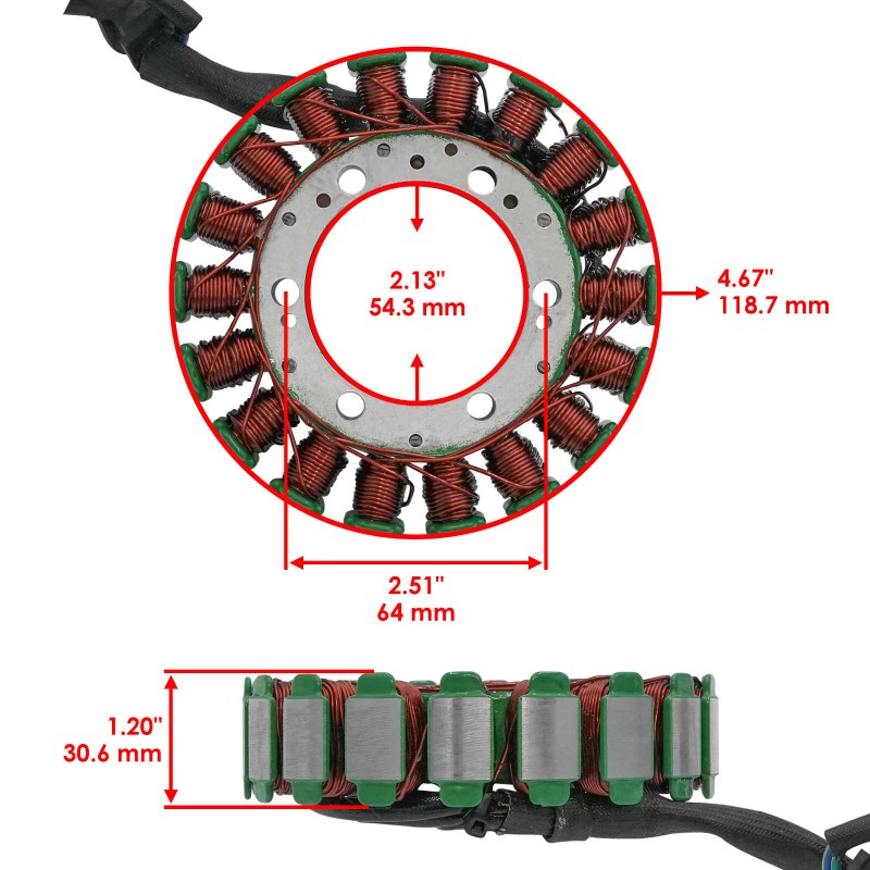 Celox Stator for Honda MUV700 MUV 700 Big Red 700