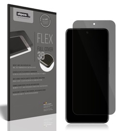 dipos FLEX Privacy Blickschutz-Folie matt passend für Infinix Note 50 Schutzfolie mit 100% Displayabdeckung, Fingerprint-Kompatibel, Case-Friendly, Full Cover, Sichtschutz Filter 2way