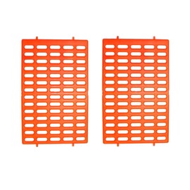 Saguaro Acres Rabbit and Small Animal Cage Resting Mat for Wire Floored Cages 2 Pack (Orange)