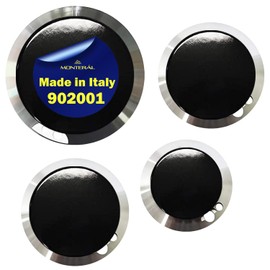 MONTERAL Set 902001 Burner and Burner Cover for Gas Cookers 1 Large 2 Medium 1 Small for Smeg Made in Italy Guarantee 10 Years