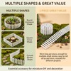 35 Inch Mini Fairy Garden Fence DIY Small Wood Decorative