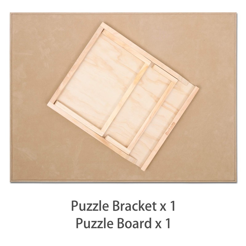 Becko US 1000-pc Jigsaw Puzzle Board with Bracket/Stand, Portable Jigsaw