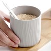MAGICVOGEL Ceramic Spice Container Salt Pepper Spice Container Sugar Bowl