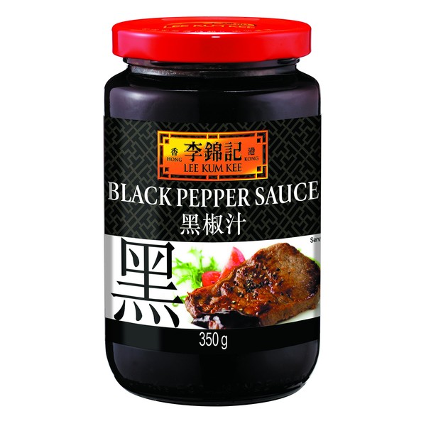 Lee Kum Kee Black Pepper Sauce, 12.4-Ounce Jars (Pack of 3)