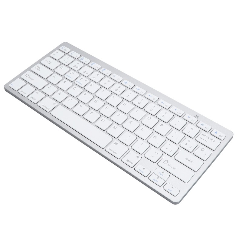 Wireless Bluetooth Keyboard Portable Compact Ultra Thin Bilingual Universal for