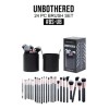 Set Pro 24 Brochas + Estuche Cilindro Jumbo Beauty Creations