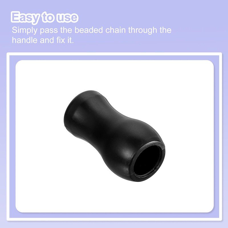 sourcing map 24Pcs Cord Knobs, 30mm Window Blind Tassels Plastic