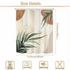 YCSBOHOSCS Boho Sage Green Shower Curtain 70.8x70.8 with 12 Hooks
