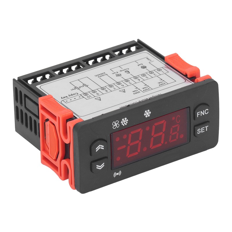 Temperature Controller Fahrenheit Celsius Switchable Digital Display NTC Sensor Thermostat