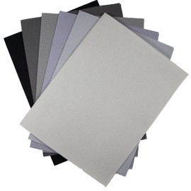 KCS 6 pc of 12" x 18"(30cmx45cm) Counted Cotton Aida Cloth Cross Stitch Fabric(14CT- Color #7)