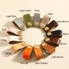 Pack of 4 Leather Furniture Handles Genuine Leather and Copper
